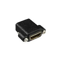 InLine 17600N InLine® HDMI Adapter zum Einbau mit Gewinde, HDMI A Buchse/Buchse, vergoldete Kontakte