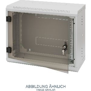Triton RBA-04-AD2-CAX-A1 19&quot; Wandschrank 4HE, 600x295mm, zweiteilig, grau 01904G