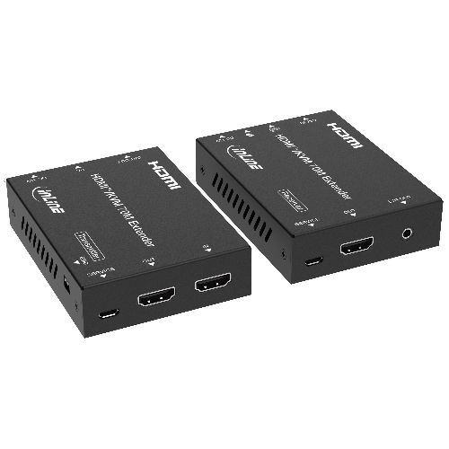 InLine® KVM Extender Cat.6, HDMI 4K/60Hz, 70m, Set 57885P