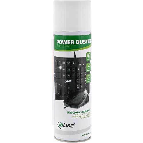InLine® Power Duster, extra starker Druckgas-Reiniger Spraydose 400ml 43218A