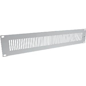 InLine® 19 Blindplatte perforiert, 2HE, RAL 7035 grau 19111I