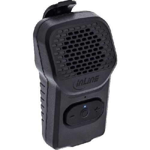 InLine® ClipTone, tragbarer Bluetooth Lautsprecher, Clip, Freisprecheinrichtung 55383
