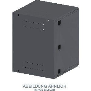Triton RBA-18-AD5-BAX-A1 19 Wandschrank 18HE, 600x515mm, zweiteilig, schwarz 01918X