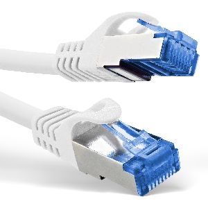 InLine® Patchkabel, Cat.6A, S/FTP, TPE (LSZH), CCA, weiß, 0,3m 72633W