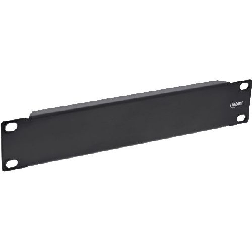 InLine® 10 Blindplatte, 1HE, RAL 9005 schwarz 19109I