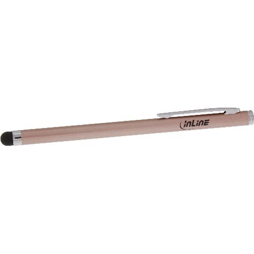 InLine® Stylus, Stift für Touchscreens von Smartphone und Tablet, rose 55467G