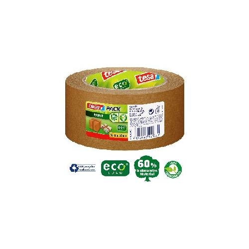 tesa pack paper ecoLogo, 50m x 50mm 11618