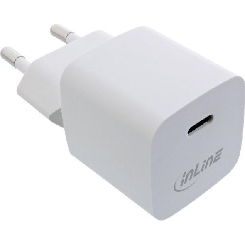 InLine® USB-C GaN Ladegerät, Power Delivery 3.0, PPS, 33 W, weiß 31501C