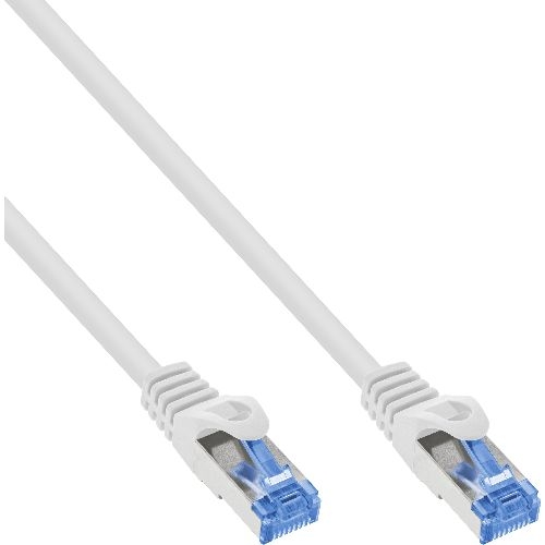 InLine® Patchkabel, Cat.6A, S/FTP, TPE flexibel, weiß, 7,5m 74807W