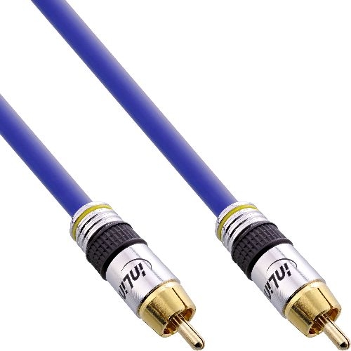 InLine® Cinch Kabel VIDEO & digital AUDIO, PREMIUM, 1x Cinch St / St, 20m 89820P
