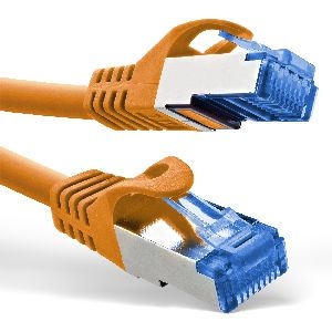 InLine® Patchkabel, Cat.6A, S/FTP, TPE (LSZH), CCA, orange, 0,3m 72633O