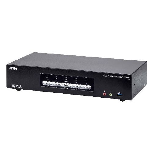 ATEN CS1964 KVMP-Switch 4-fach, DisplayPort für 3 Displays 4K, USB 3.0, Audio 63602I