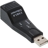 InLine® USB 2.0 Netzwerkadapter, 10/100MBit 33380H