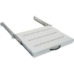 Triton RAC-UP-X20-A1 19 Fachboden 1HE ausziehbar, 550mm, 45kg, grau 01954K