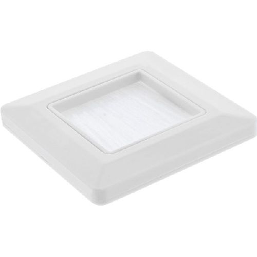 InLine® Rahmen mit Bürstendurchlass, für TV, weiß RAL9010 78501