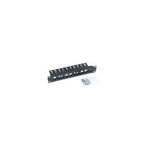 Triton RAB-PP-X03-C1 10&quot; Patchpanel 1HE, Leerblech für max. 10 Keystone, schwarz 01957N