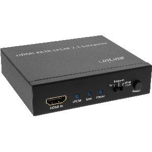 InLine® HDMI Audio Extraktor/Signaltrenner, Eingang 4K2K HDMI 65007K