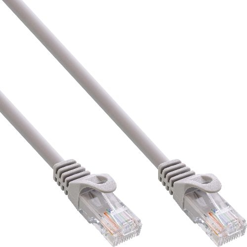 InLine® Patchkabel, U/UTP, Cat.5e, grau, 15m 71415
