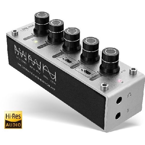 InLine® AmpEQ Hi-Res AUDIO Kopfhörer-Verstärker und Equalizer, 3,5mm Klinke USB 99201I