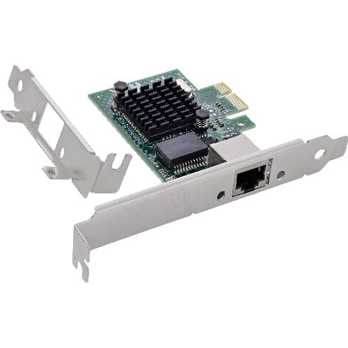 InLine® Gigabit PCIe Netzwerkkarte, RJ45, Low-Profile 51127G