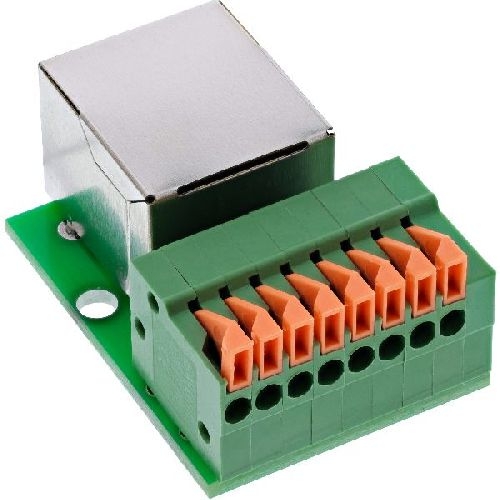 InLine® RJ45 Buchse an Push-In-Klemme, 8-polig, Cat.5e 92505F
