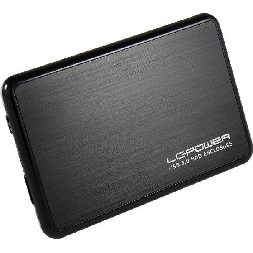 LC-Power LC-25BUB3, externes 2,5-SATA-Gehäuse, USB 3.0, alu/schwarz 00027Y