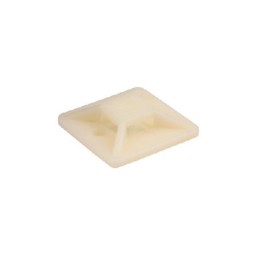 InLine® Befestigungssockel für Kabelbinder, 40x40mm, selbstklebend, 10 Stück 59965F