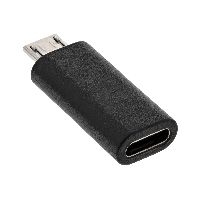 InLine® USB 2.0 Adapter, Micro-USB Stecker auf USB-C Buchse 33302I