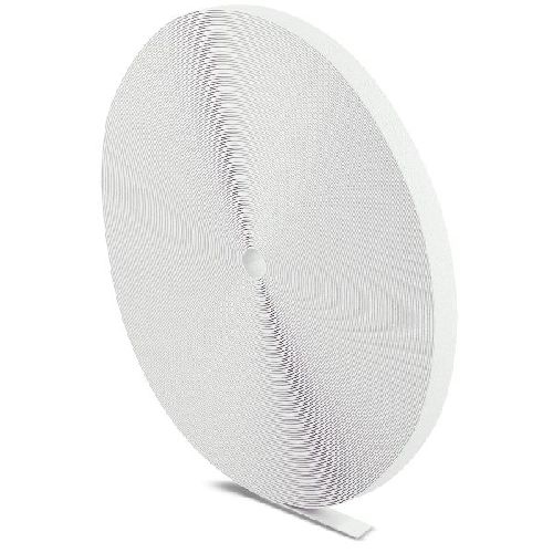 LABEL THE CABLE LTC PRO Roll Strap, doppelseitige Klettbandrolle, 25m, weiß 59935K