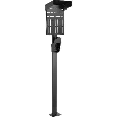 InLine® Universal Wallbox-Standfuß mit EV-Ladekabel Halterung, schwarz 59989B