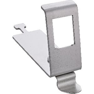 InLine® Keystone SNAP-In Metall-Modulhalter, 1-fach für Hutschiene, mit Lasche 76203L