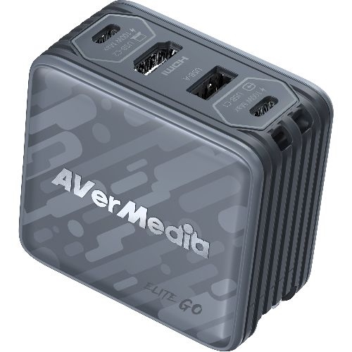 AVerMedia EliteGo (Black) - 100W GaN Ladegerät mit FHD Videoaufnahme 46371