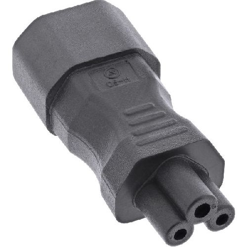 InLine® Netzadapter IEC 60320 C14 / C5, 3pol. Kaltgeräte / Notebook 16723B