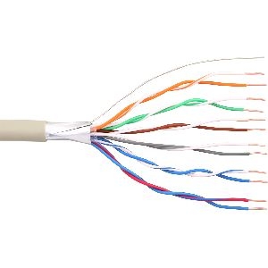 InLine® Telefon-Kabel 12-adrig, 6x2x0,6mm, zum Verlegen, 100m Rolle 69977A