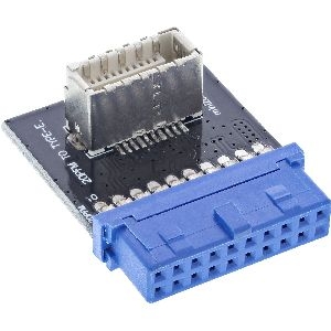 InLine® USB 3.0 zu USB 3.1 Frontpanel Key-B Adapter intern 33446C