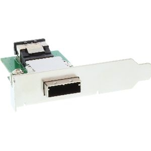 InLine® SAS low profile Slotblech, ext. SFF-8088 auf int. SFF-8087 27650