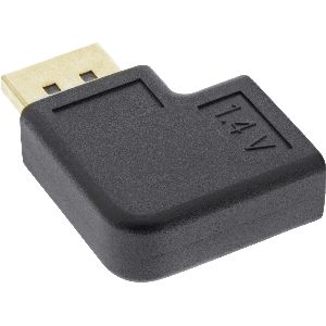 InLine® DisplayPort Adapter, DisplayPort Stecker / Buchse rechts gewinkelt 17199R