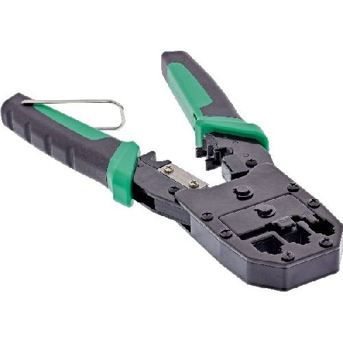 InLine® Modular Crimpzange, für RJ11, RJ12, RJ45 Stecker 74103B