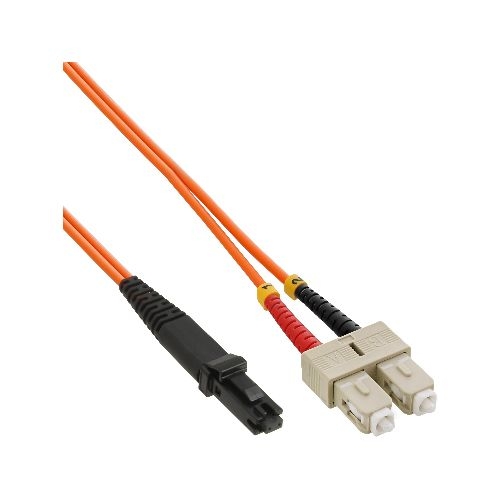 InLine® LWL Duplex Kabel, MTRJ/SC, 50/125µm, OM2, 3m 87253