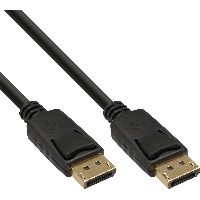 InLine 17110P InLine® DisplayPort Kabel, schwarz, vergoldete Kontakte, 10m