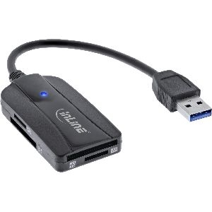 InLine® Card Reader USB 3.1 USB-A , für SD/SDHC/SDXC, microSD, UHS-II kompatibel 66772A