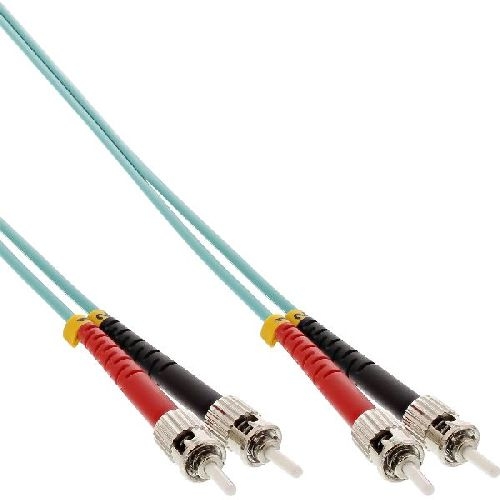 InLine® LWL Duplex Kabel, ST/ST, 50/125µm, OM3, 25m 81525O