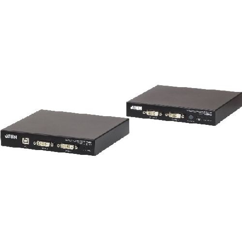 ATEN CE624 Konsolen-Extender, DVI Dual-View, USB, HDBaseT, FullHD, max. 150m 60664G