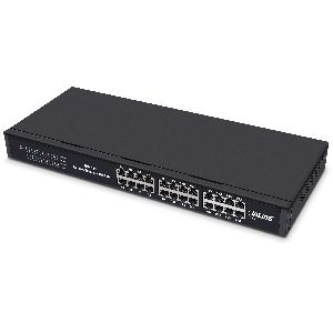 InLine® Gigabit Netzwerk Switch 24-Port, 1Gb/s, 48,26cm (19"), 1HE, Metall 32324O
