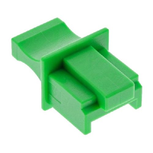 InLine® Staubschutzkappen für RJ45 Buchsen, grün, 100 Stück 59942F