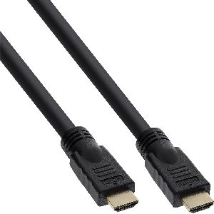 InLine® HDMI-High Speed Kabel mit Ethernet, Premium, 4K2K, ST/ST, schwarz, 5m 17505P