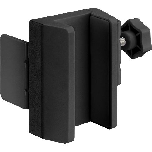 InLine® Tischbein-Klemme für Steckdosenleiste, Schraubklemme, schwarz 23197B