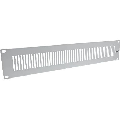 InLine® 19 Blindplatte perforiert, 2HE, RAL 7035 grau 19111I