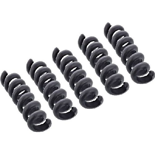 5er Pack InLine® Kabelspirale, Kabelmanager 1-fach, 65x30mm, schwarz 59972C