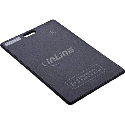 InLine® Wallet Finder, smarte Karte für die Geldbörse, Qi-Aufladung,100mAh, IPX5 40080K